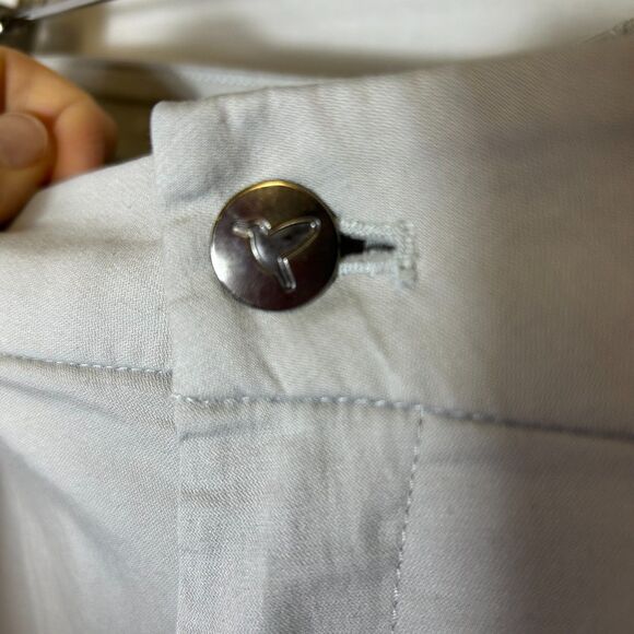 Birddogs Light Gray Flat Front Straight Leg Classic Stretch Khakis Size 34 X 30 - Picture 6 of 14